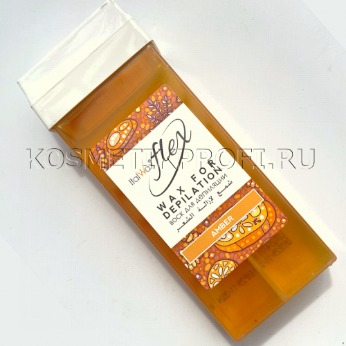 Воск в картридже White Line Flex Янтарь, 100 мл 