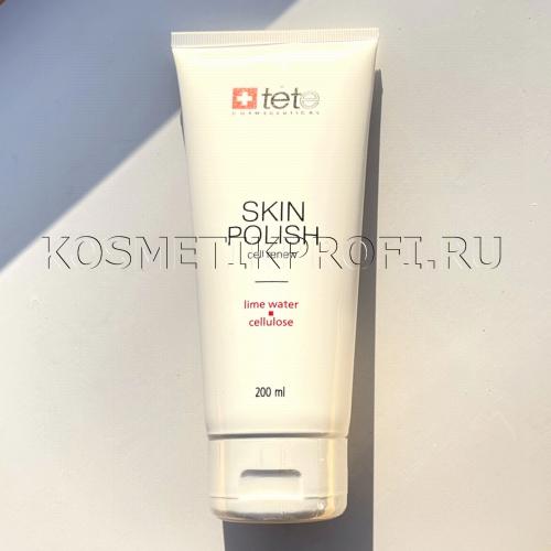 Skin Polish Сell renew атравматичная пилинг-скатка на основе гидролата лимона и целлюлозы, 200 мл