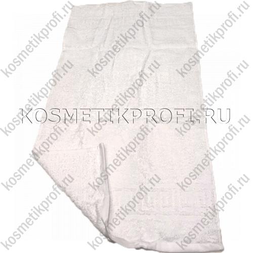 Белое 50*90 полотенце махровое