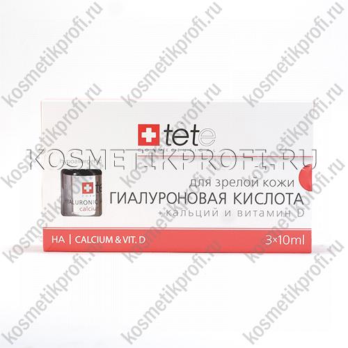 Гиалуроновая кислота + кальций и Витамин D Tete, 10 мл