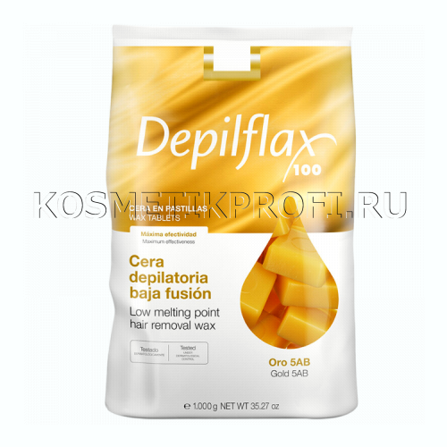 Depilflax Горячий воск ЗОЛОТО 1кг 