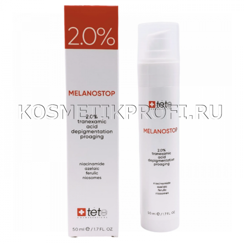 Крем для лица депигментирующий Melanostop 2% tranexamic acid