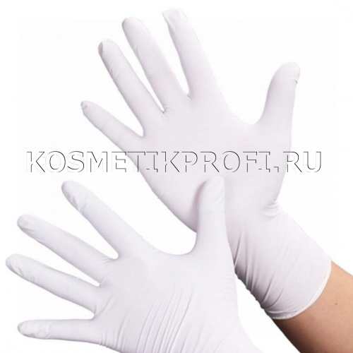 Перчатки нитриловые белые XS Benovy