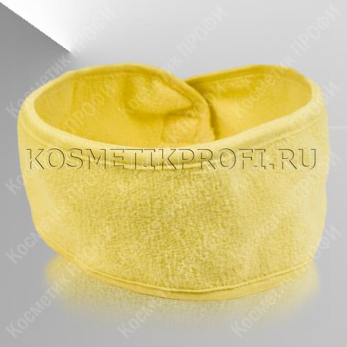 Повязка на голову махровая ЖЕЛТАЯ