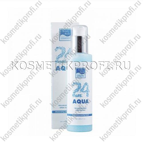 Увлажняющий крем-скраб  Аква 24 200мл Beauty Style