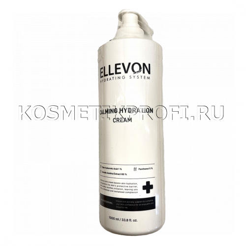 Увлажняющий успокаивающий крем 1л ELLEVON 