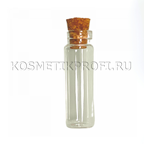 Флакон стеклянный крышка пробка, 2мл  11*35мм